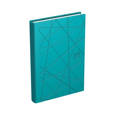 3147280261459-Agenda de poche Textura - 2 jours par page - 7,4 x 11 cm - turquoise - Oxford--0
