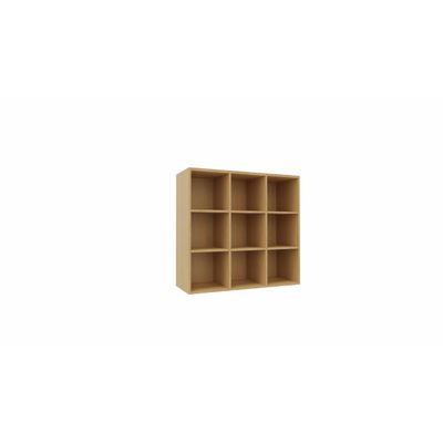 3617350005868-Vestiaire CAMILLE 9 cases - H.112,3 x L.120 x P.43,2 cm - imitation chêne clair - portes en option (no--0