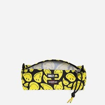 196009489370-EASTPAK Benchmark - Trousse 1 compartiment - Smiley stretch yellow--0