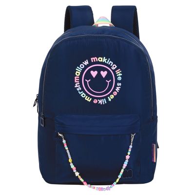 5600446652259-Sac à dos Marshmallow Happy - 2 compartiments - bleu marine - Kid'Abord--0