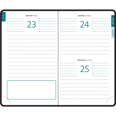 3660942086370-Agenda de poche Mini Labo EasyDay 15 - 1 jour par page - 10 x 15 cm - Blanc - Exacompta--3