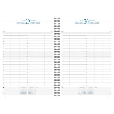 3660942046381-Exacompta Time 29W - Agenda  2025 - 1 jour par page - reliure à anneaux métalliques - bureau - A4 - t--1