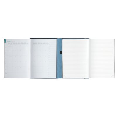 3660942086547-Exacompta - Agenda 2024-2025 - mois à afficher - agrafé - 21 - 150 x 210 mm - 64 pages - papier blanc - --3