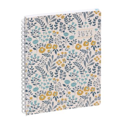 3660942086479-Agenda de bureau Mini Labo EasyTime 21S Spiralé - 1 semaine sur 2 pages - 15 x 21 cm - Blanc - Exacomp--0