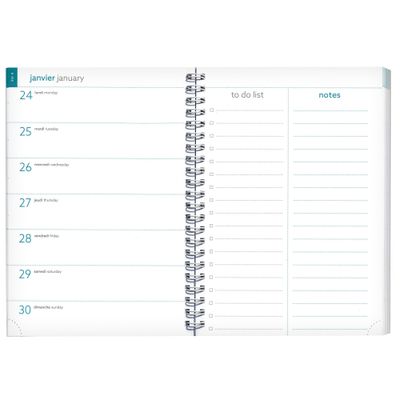3660942086479-Agenda de bureau Mini Labo EasyTime 21S Spiralé - 1 semaine sur 2 pages - 15 x 21 cm - Blanc - Exacomp--2