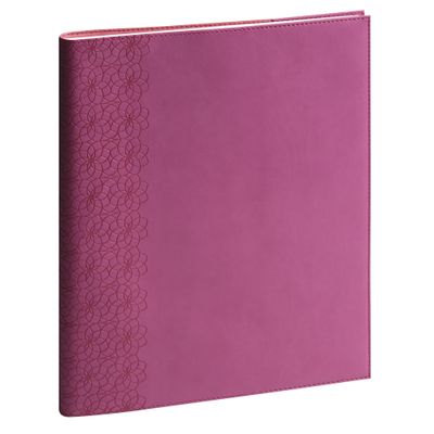 3660942086257-Exacompta Cordoba Easytime - Agenda de bureau 21 x 27 cm - 2025 - semainier - reliure à anneaux métalliques - 27S - ivoire - floral - disponible dans diff--1