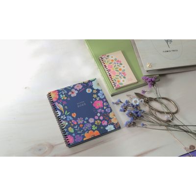 3660942086394-Exacompta Chemin Des Marettes Eurotime - Agenda 2025 - semainier - reliure à anneaux métalliques - 16 W Pocket - 90 x 160 mm - papier ivoire - couverture ivoir--1