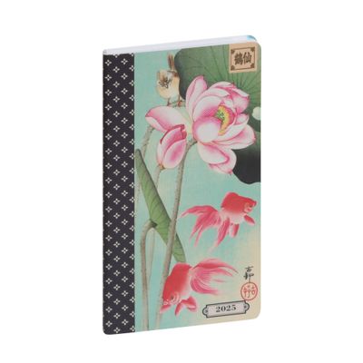3660942086530-Agenda de poche Gwenaëlle Trolez EasyTime 17 - 1 semaine sur 2 pages - 9 x 17,5 cm - Poissons - Exacom--0