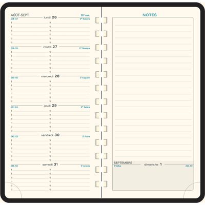 3660942080842-Agenda de poche Denim Espace 17S spiralé - 1 semaine sur 2 pages - 9 x 17,5 cm - Gris - Exacompta--2