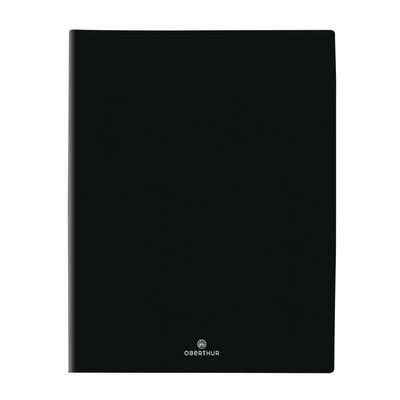 3664447207513-Agenda Odessa - 1 semaine sur 2 pages - 22 x 30 cm - noir - Oberthur--0