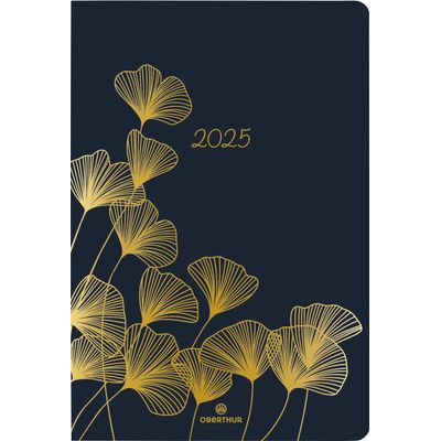 3664447208244-Agenda Astoria - 1 semaine sur 2 pages - 17 x 24,5 cm - noir - Oberthur--0