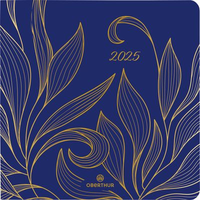 3664447208299-Agenda Astoria - 1 semaine sur 2 pages - 16,5 x 16,5 cm - bleu - Oberthur--0