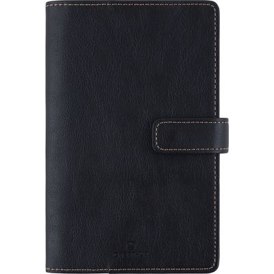 3664447210650-Agenda de poche Milano - 1 semaine sur 2 pages - 9,5 x 17 cm - noir - Oberthur--0