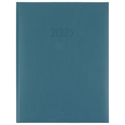 3664447206080-Agenda London - 1 semaine sur 2 pages - 22 x 28 cm - gris - Oberthur--0