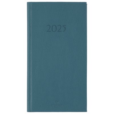 3664447206165-Agenda London - 1 semaine sur 2 pages - 9,5 x 17,5 cm - gris - Oberthur--0