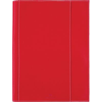 3664447204345-Agenda à spirale Burgos - 1 semaine sur 2 pages - 22 x 28 cm - rouge - Oberthur--0