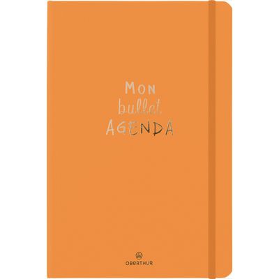 3664447172934-Bullet Agenda - 1 semaine sur 2 pages - 10 x 15 cm - orange - Oberthur-P_405162247_1-0