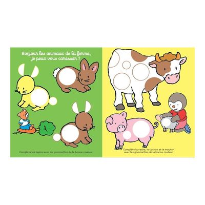 9782095029326-T'choupi - Mes gommettes les animaux - T'choupi - par Courtin Thierry - livre d'images / d-P_405225256_3-2