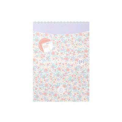 5904017434672-Oxford Floral - Bloc notes - reliure à anneaux métalliques - A5 (148 x 210 mm) - 70 feui-P_405243370_2-0