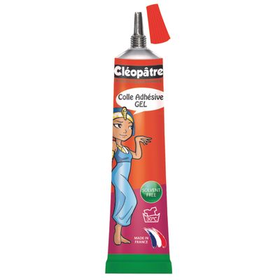 3134725013254-Cléopâtre - Tube de colle - Gel transparent - 30 gr - sans solvant--0