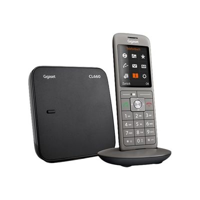 4250366853611-Gigaset CL660A Trio - téléphone sans fil - avec répondeur + 2 combinés supplémentaires-Angle gauche-3