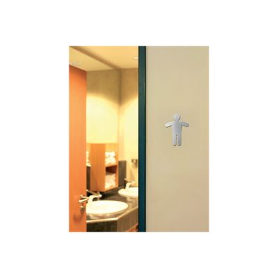4005546401188-Durable - Pictogramme Toilettes pour hommes - 120 x 90 mm-Angle droit-1