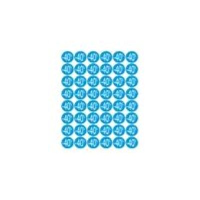 3270241017366-Apli Agipa - 192 Pastilles adhésives - étiquettes remise -40% - bleu-Avant-0