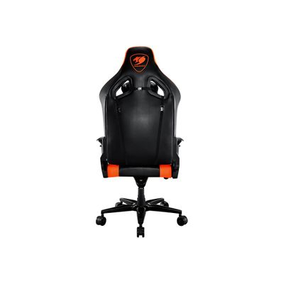 4715302441692-Fauteuil gamer Armor Titan - accoudoirs réglables - Noir et orange-Arrière-3