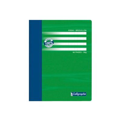 3210330021966-Calligraphe 7000 - Cahier de brouillon 17 x 22 cm - 96 pages - grands carreaux (Seyes)-Avant-0