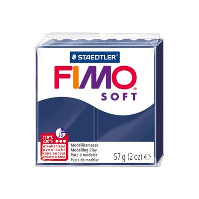 4006608809553-Pâte Fimo Soft  - Bleu Foncé - 57G-Angle droit-1