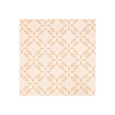 3329682238301-Clairefontaine Knalt - emballage cadeau - 35 cm x 5 m - blanc floral - papier kraft - 1 roulea-Gros plan-4