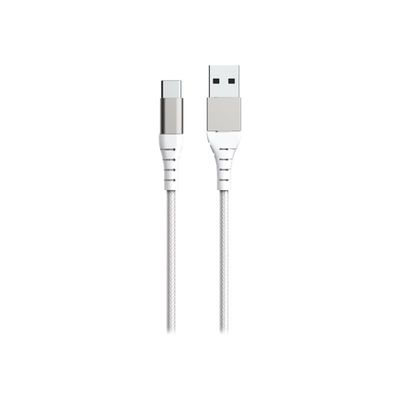 3571211456018-Bigben - câble de charge et de synchronisation USB/USB-C - 1.2 m - blanc-Avant-0