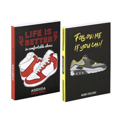3135257162670-Agenda Sneakers - 1 jour par page - 12 x 17 cm - 2 modèles disponibles - Viquel-Angle gauche-0