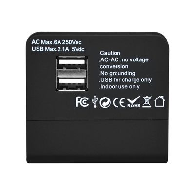 3567049000264-PORT World Travel - adaptateur secteur - USB-Arrière-2