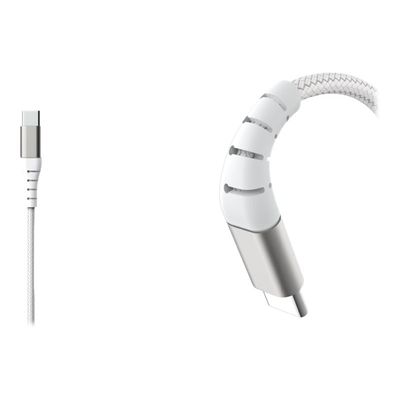 3571211456032-Bigben - câble de charge et de synchronisation USB-C - 1.2 m - blanc-Gros plan-1