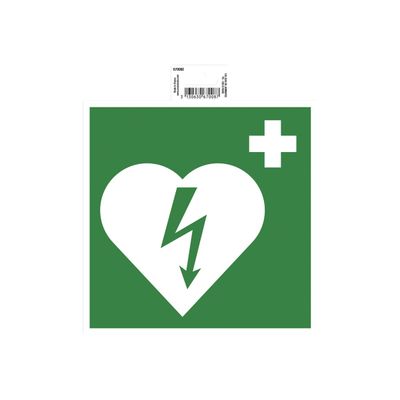 3130630670087-Exacompta - Pictogramme - défibrillateur - 200 x 200 mm - vert-Avant-0