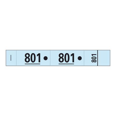 3130630966029-Exacompta - 20 Carnets de 50 tickets de vestiaire 3 volets - 30 x 200 mm - numéroté - bleu-Avant-1