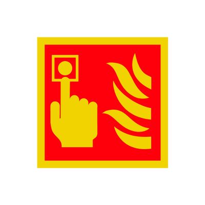 8435080963754-Rotulauto - Signe - bouton d'alarme incendie - carré - 224 x 224 mm - PVC-P_501056_1-0
