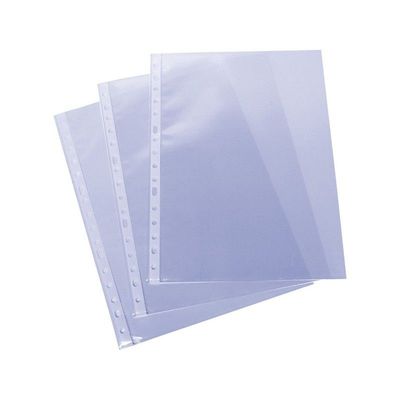 8413623557608-Grafoplas Classic - Pochette perforée - pour A4 (210 x 297 mm) - transparent (pack de 100)-P_506136_1-0