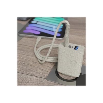 5453003786849-XtremeMac Eco - Chargeur allume cigare - bouble prise USB-C - 20 Watt-Avant-2