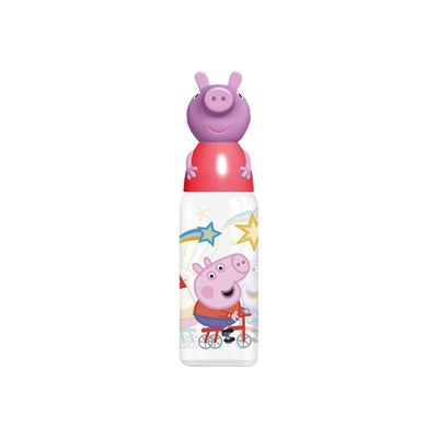 8412497101153-Peppa Pig - Gourde Bouteille avec figurine 3D - 560 ml-Avant-0