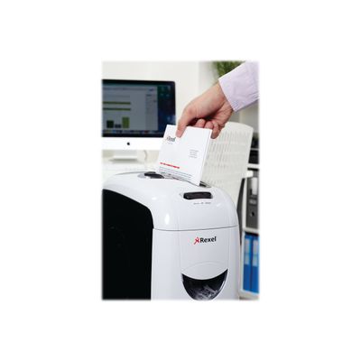 5028252247313-Rexel Style+ - destructeur de documents coupe croisée - 7 feuilles - Corbeille 12 litres-Gros plan-10