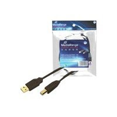 4260057126450-MediaRange Printer Cable - câble USB - 1.8 m-Image du produit-0