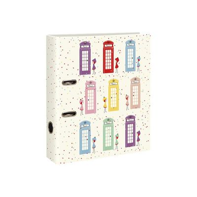 3329680833300-Clairefontaine NINA 3 - classeur à levier - pour A4 - disponible en différents coloris-Angle gauche-0