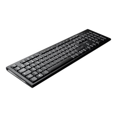 3567049009052-PORT Connect - ensemble clavier et souris sans fil + tapis de souris - AZERTY-Angle gauche-1