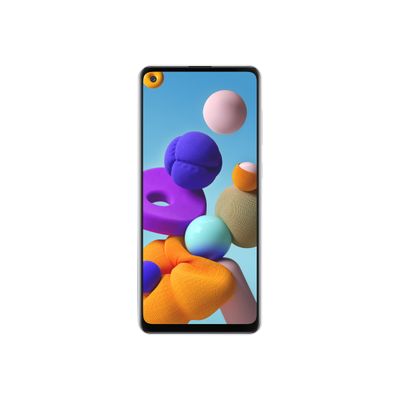 8806090419065-Samsung Galaxy A21s - Smartphone - 4G - 64Go - blanc-Avant-0