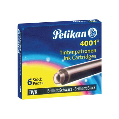 4012700301215-Pelikan 4001 TP/6 - cartouche d'encre (pack de 6)-Angle gauche-0