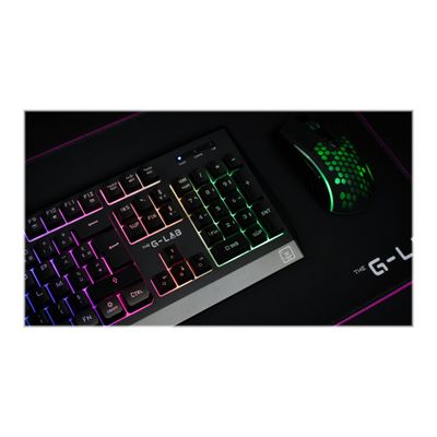3760162064728-The G-Lab COMBO Tungsten - Ensemble clavier et souris sans fil - Azerty-Multi-angle-1
