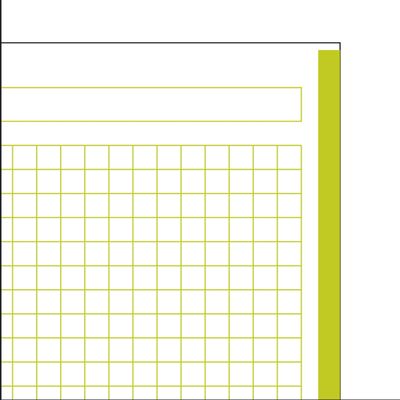 8422593460764-Notebook Emotions, couverture rigide, A4, quadrillage 5x5 mm, 80 feuilles de 1 couleur,Miquelrius, Lime--2