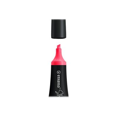 4006381550901-STABILO Shine Fluorescent - Surligneur - rose-Gros plan-1